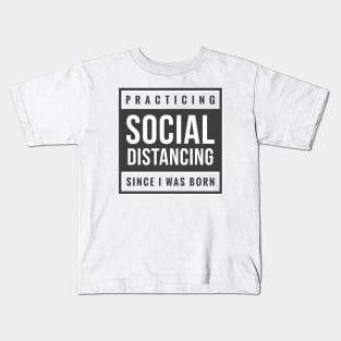 SOCIAL DISTANCING EXPERT Kids T-Shirt